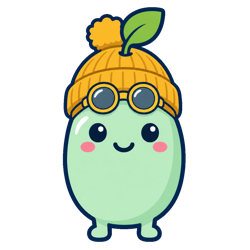 Illustration of Sprout wearing accessories